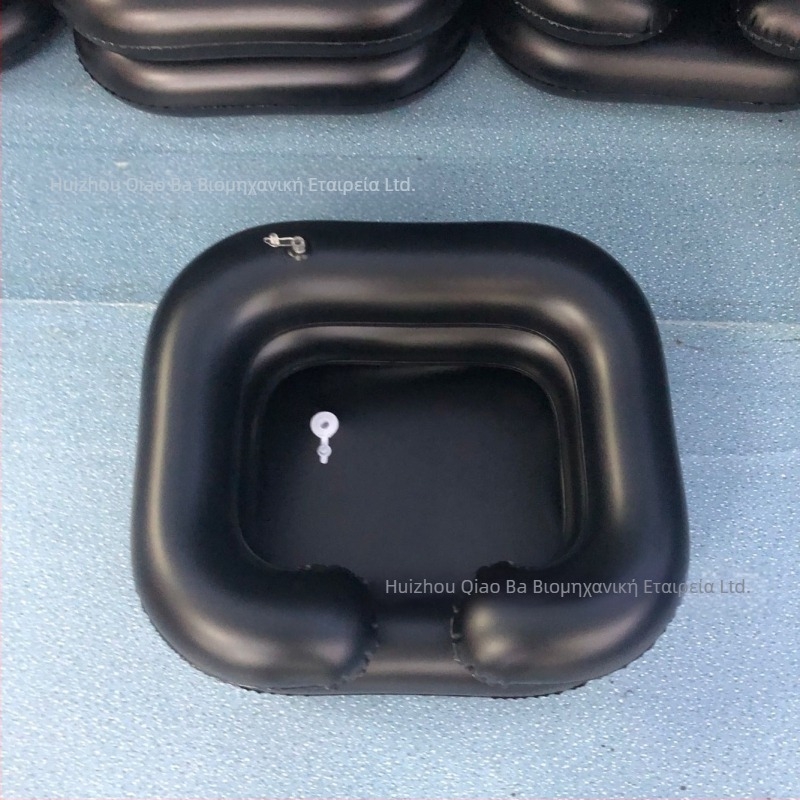 Qiao Ba PVC φουσκωτή λεκάνη για πλύση μαλλιών στο κρεβάτι – φορητή για έγκυες