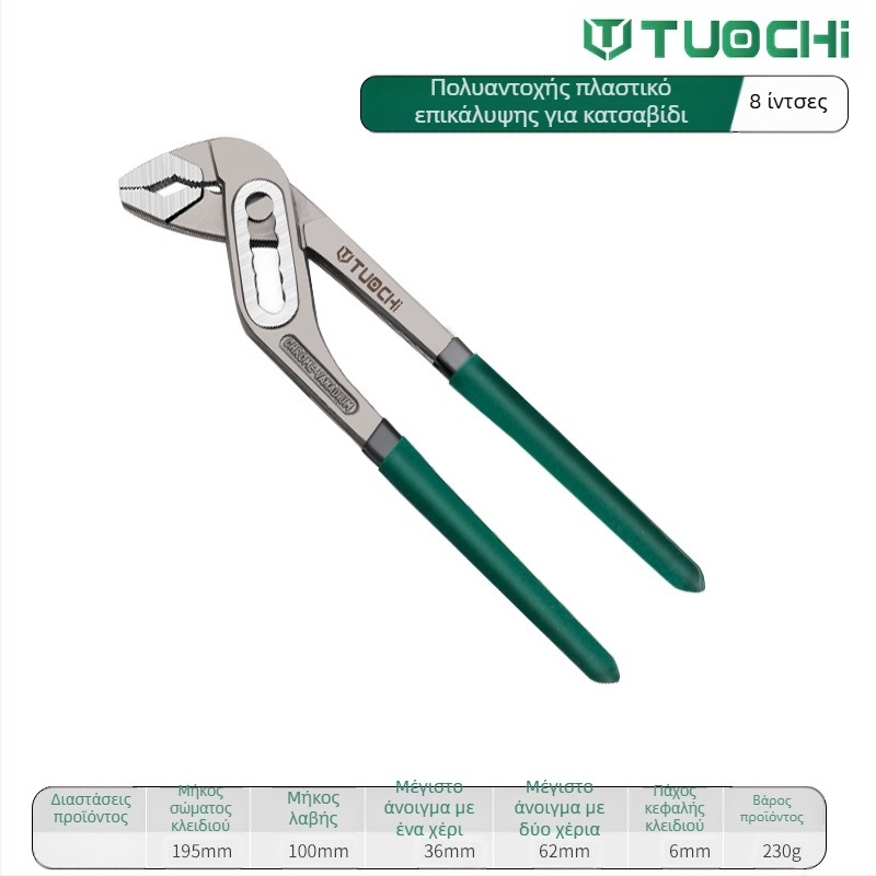 Πένσες σωληνώσεων – πολυλειτουργικές, με ευρείες σιαγόνες – Tuochi