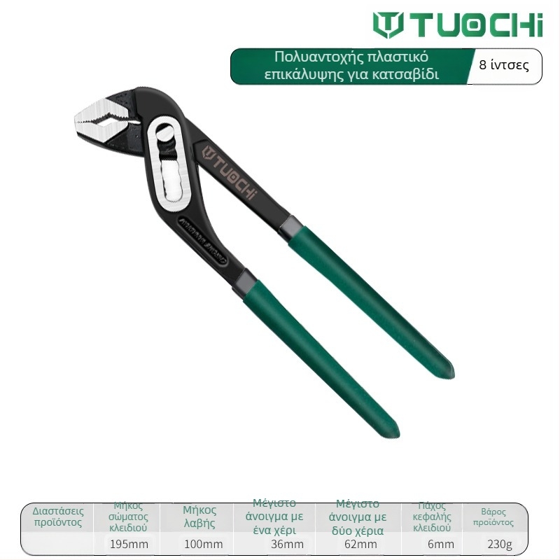 Πένσες σωληνώσεων – πολυλειτουργικές, με ευρείες σιαγόνες – Tuochi