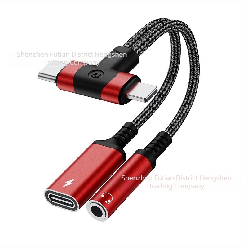 Μετατροπέας ήχου και φόρτισης 2-σε-1 USB-C και Lightning για συσκευές Apple, Samsung και Google (μοντέλο HS-118)