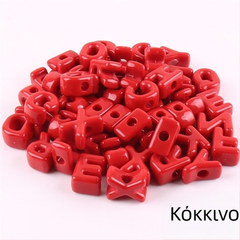 Χάντρες με μεγάλες τρύπες – Ακρυλικές χάντρες με γράμματα του αγγλικού αλφαβήτου, DIY εξαρτήματα κοσμημάτων, φινίρισμα βαφής για ψήσιμο, μοντέρνο στυλ, τοτέμ μοτίβο