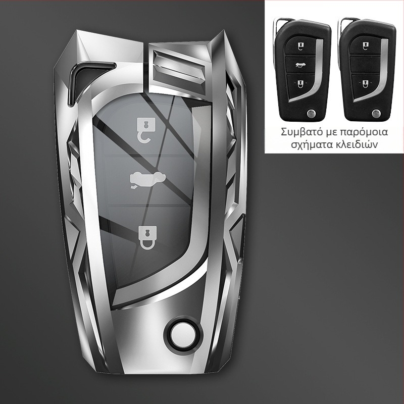 Θωρακισμένο θήκη κλειδιών για οχήματα Toyota – κράμα ψευδάργυρου, μοντέρνο στυλ, μοντέλα YA0038/YA0039