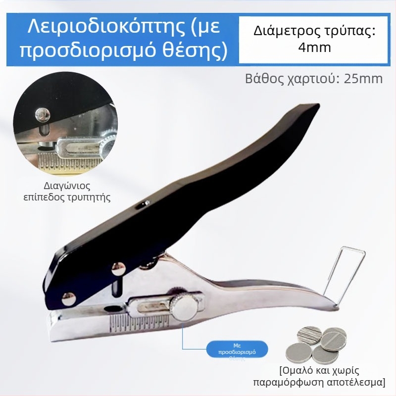 Τρυπητής οπών για ακμές με ταινία περιγράμμισης, χειροκίνητο εργαλείο ξυλουργικής για οικολογικούς πίνακες