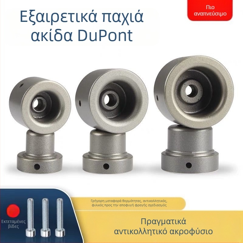 Ηλεκτρική μηχανή θερμής συγκόλλησης πλαστικού με κεφαλή καλουπώματος, εξαιρετικά παχιά κεφαλή καλουπίου και τεφλόν καλούπι