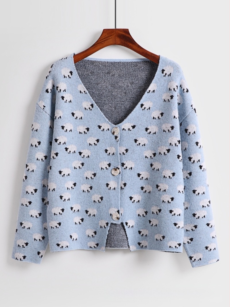 Ζακέτα-παλτό με αφηρημένο ζωικό μοτίβο, 3D εφέ, χαλαρή εφαρμογή, Αρκτικό βελούδο, Ακρυλικό 50–70%