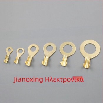 150 τεμάχια μονωμένα χαλκού δακτυλιοειδή τερματικά για καλώδια, αδιάβροχο ηλεκτρικό κιτ συνδετήρων