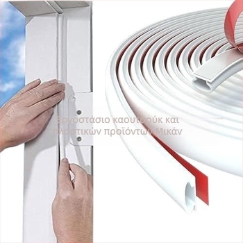 Αυτοκόλλητη λωρίδα σφράγισης πόρτας, για πόρτες, ηχομονωτική, ανθεκτική στον αέρα και στη σκόνη, αντοχή σε κρούσεις, προσαρμοζόμενη σύμφωνα με τα σχέδια; αντοχή σε υψηλές θερμοκρασίες, φθορά και διάβρωση.