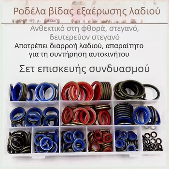 Σετ επισκευής συνδυασμένων παρεμβυσμάτων και Ο-δακτυλιδιών για M6-16 και M6-30, σε μεγάλη θήκη