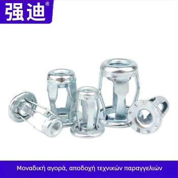 Petal Nut Open-End, Grade 4.8, Lantern-Type Fixed Expansion Rivet Nut, Liandi, γαλβανισμένο ατσάλι Q235