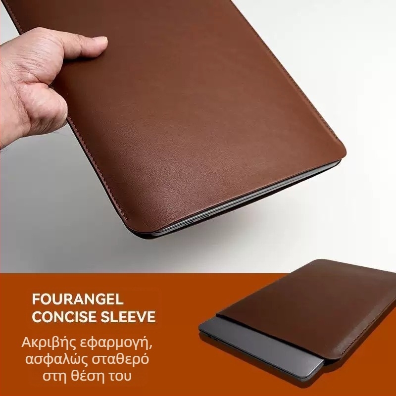 Θήκη PU δέρμα για σημειωματάριο και tablet, Anti-Fall, Anti-Scratch, Unisex, Χωρίς επένδυση, Άνοιξη 2025 (Αστικός μινιμαλισμός)