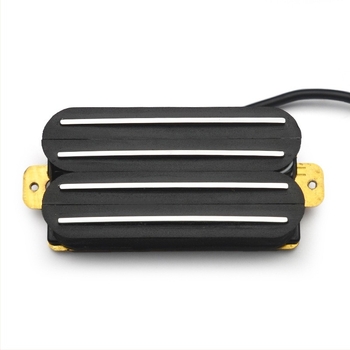 Πικάπ κιθάρας ηλεκτρικής GETMusic H4S-BK-CR 4C, κατασκευή από μέταλλο/πλαστικό, 160 g, track-style σχεδίαση με τέσσερα πηνία