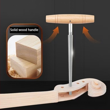 Ρεάμερ για πέρκες βιολιού, οριζόντιος κόπτης για πέρκες, 1:26 κωνικό, χάλυβας υψηλής ταχύτητας + ξύλο καρυδιάς, CALLOWAY