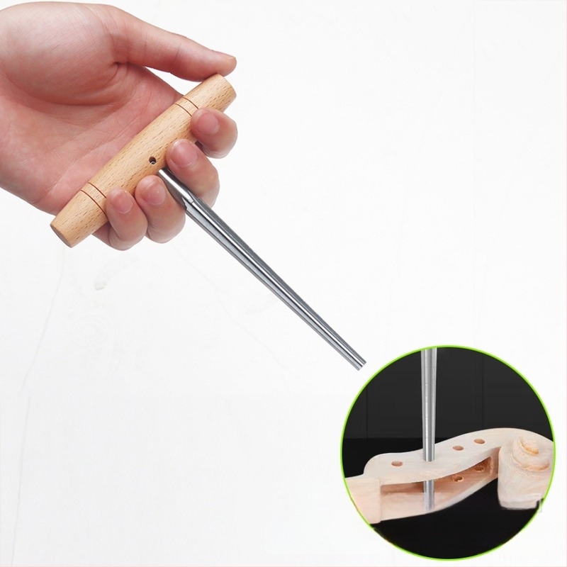 Ρεάμερ για πέρκες βιολιού, οριζόντιος κόπτης για πέρκες, 1:26 κωνικό, χάλυβας υψηλής ταχύτητας + ξύλο καρυδιάς, CALLOWAY