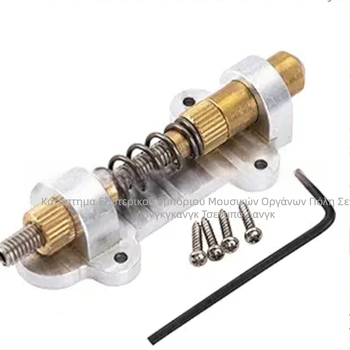 Τρέμολο γέφυρα για ηλεκτρική κιθάρα – διπλά ρυθμιζόμενη, μοντέλο MM10, μέταλλο