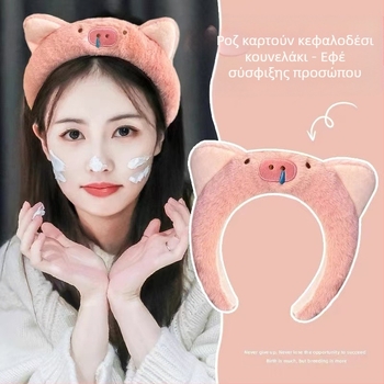 Χειροποίητη βελούδινη καρτούν στέκα για τα μαλλιά για γυναίκες