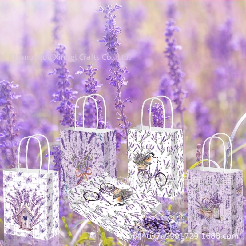 Χάρτινη τσάντα δώρου με UV εκτύπωση, σχήμα τσάντας για το χέρι, kraft χαρτί 120 g, συσκευασία για γιορτές