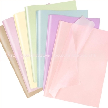 SX Ιριδίζοντα χαρτομάντηλα προσώπου, 17 g, διαφάνεια 30, ιριδίζουσα επιφάνεια, συσκευασία: OPP σακούλα