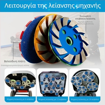 Δίσκος διαμαντιού λείανσης – αυτοκόλλητος, για μάρμαρο, γρανίτη και σκυρόδεμα – Chuanxing