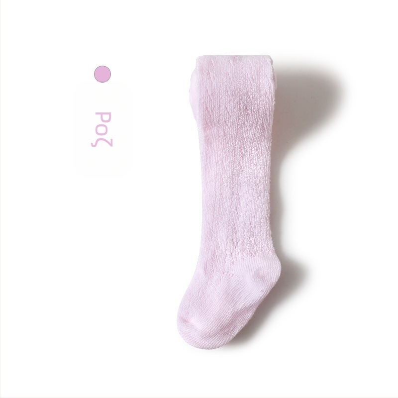 Παιδικά βαμβακερά καλσόν για άνοιξη, ελαφριά κάλτσες με διάτρητο σχέδιο για κοριτσάκια 1–3 ετών