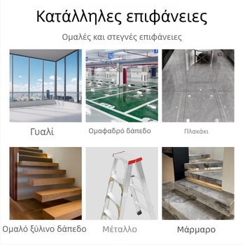 Αυτοκόλλητη αντιολισθητική ταινία σκάλας; βάση PU κόλλας; PU σύστημα κόλλησης; για σκάλες και μπάνιο; θερμοκρασιακή αντίσταση 260; ιξώτητα 80 Ν/m