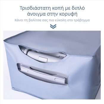 Κάλυμμα προστασίας αποσκευών από ύφασμα Oxford – ανθεκτικό στη φθορά, κατά της μόλυνσης, αδιάβροχο, προστασία από σκόνη, για βαλίτσες και τρόλεϊ, παχύτερη κατασκευή