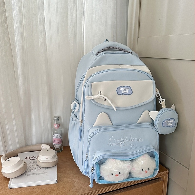 Σακίδιο 52-6019, νάιλον, με εργονομικό πίσω πάνελ, unisex για μαθητές 5ης–6ης δημοτικού