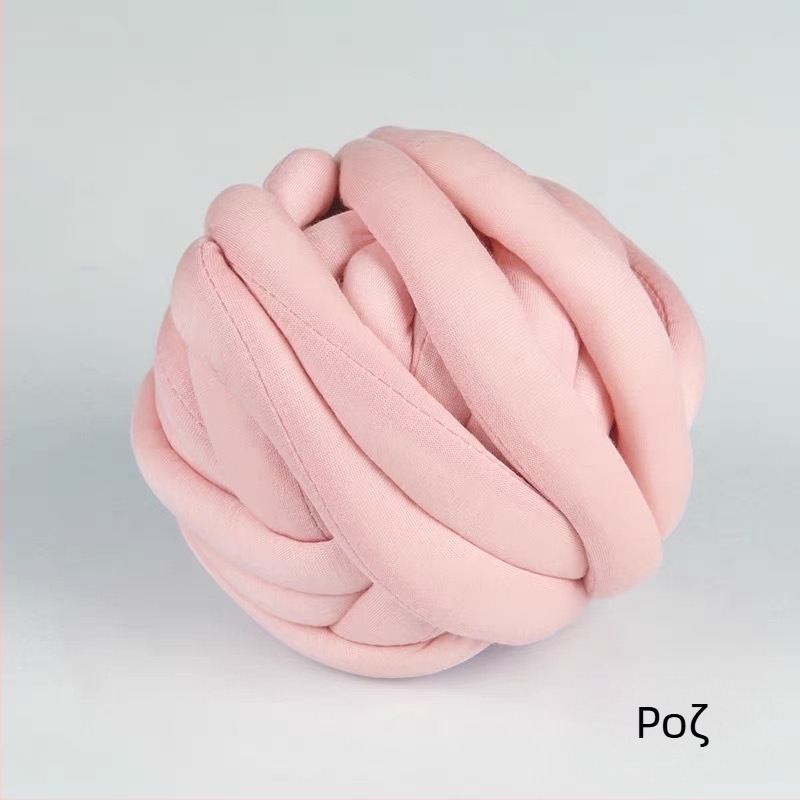 Χειροποίητη πλεκτή κουβέρτα από μείξη νημάτων, δαχτυλίδια-στριμμάτ με πλήρωση, ομαδικό νήμα, προέλευση Zhejiang