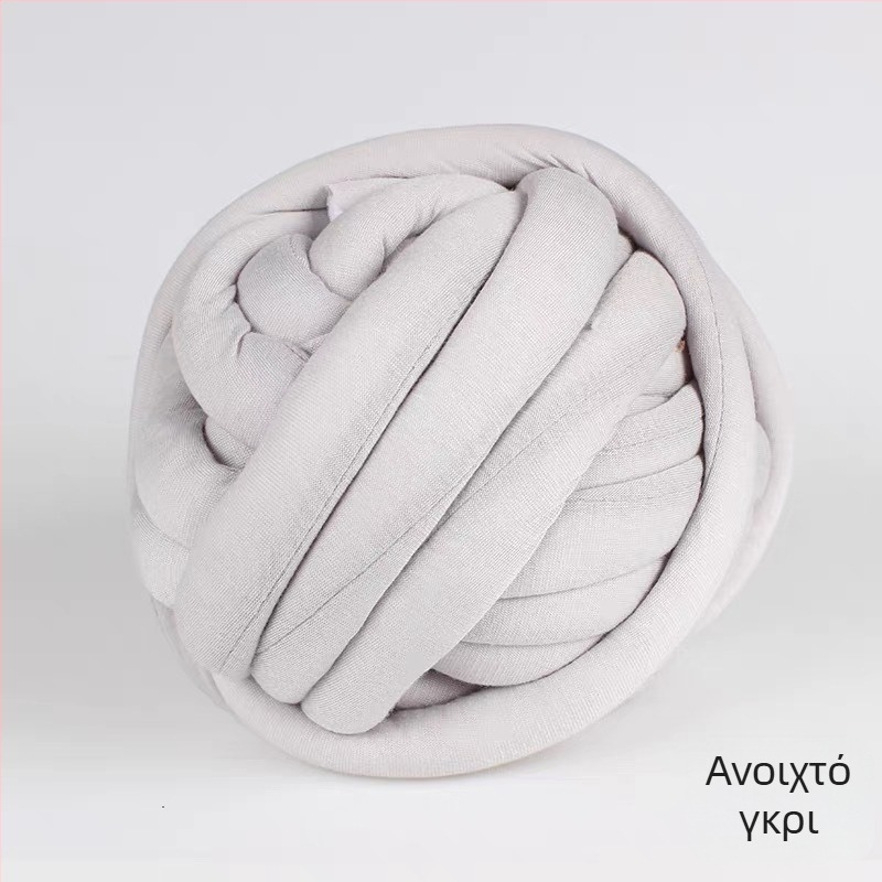 Χειροποίητη πλεκτή κουβέρτα από μείξη νημάτων, δαχτυλίδια-στριμμάτ με πλήρωση, ομαδικό νήμα, προέλευση Zhejiang