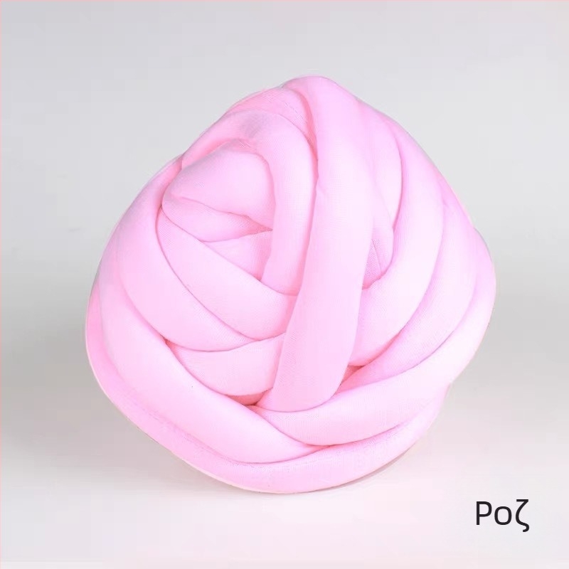 Χειροποίητη πλεκτή κουβέρτα από μείξη νημάτων, δαχτυλίδια-στριμμάτ με πλήρωση, ομαδικό νήμα, προέλευση Zhejiang