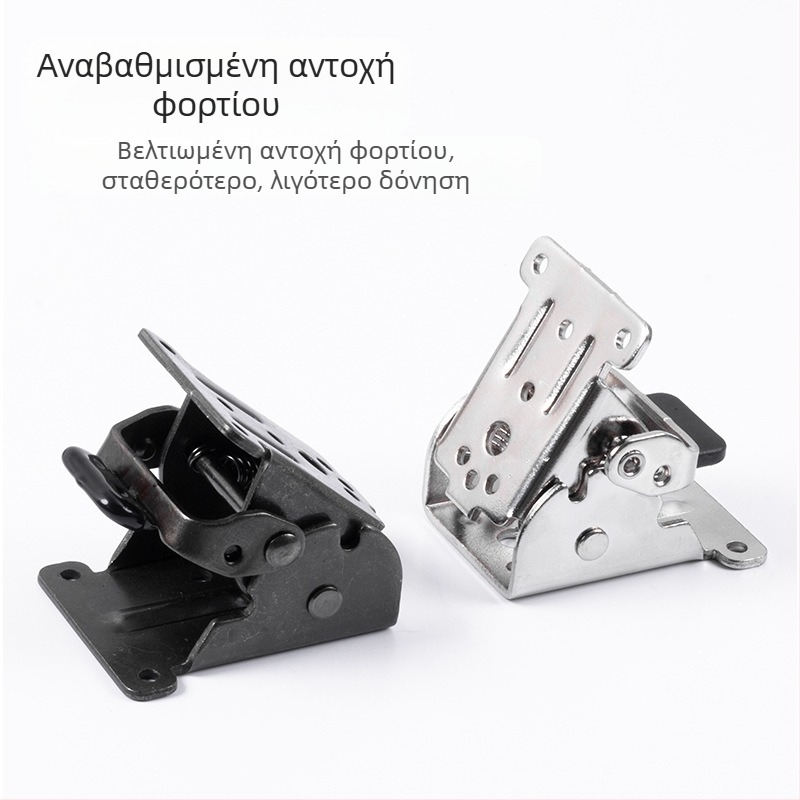 Μεντεσές 90° με μηχανισμό αυτοκλεισίματος για έπιπλα – ενισχυμένος από ατσάλι ψυχρής κατεργασίας, κατάλληλος για τραπέζια, καρέκλες, κρεβάτια και τραπεζάκια καφέ