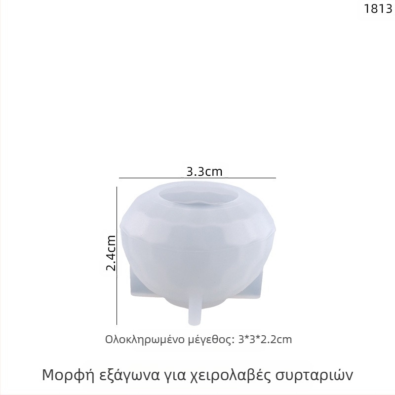 Καλούπι σιλικόνης για ρητίνη – Ακανόνιστος πολυγωνικός σχηματισμός για DIY κρυσταλλικές σταγόνες