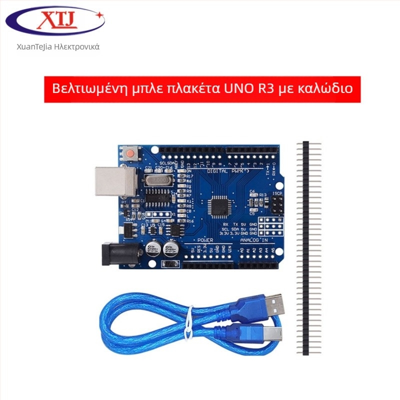 XTJduino UNO-R3 πλακέτα ανάπτυξης μικροελεγκτή, βελτιωμένη έκδοση με CH340