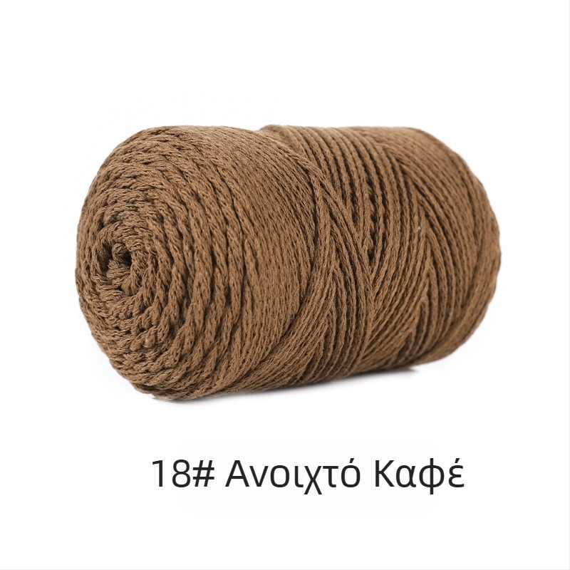 Νήμα από μίξη πολυεστέρα-βαμβακιού, κούφιο βαμβάκι, παραγόμενο με Vortex, για πλέξιμο με το χέρι