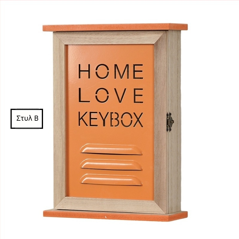 Κουτί αποθήκευσης κλειδιών, ξύλινο, εγκατεστημένο στον τοίχο, μοτίβο φυτών, ιαπωνικό στυλ