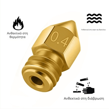 Σετ MK8 ακροφυσίων για 3D εκτυπωτές, 30 τεμάχια με DIY εργαλείο, συμβατό με CR-8, CR-10, Ender 3/3S/5/6