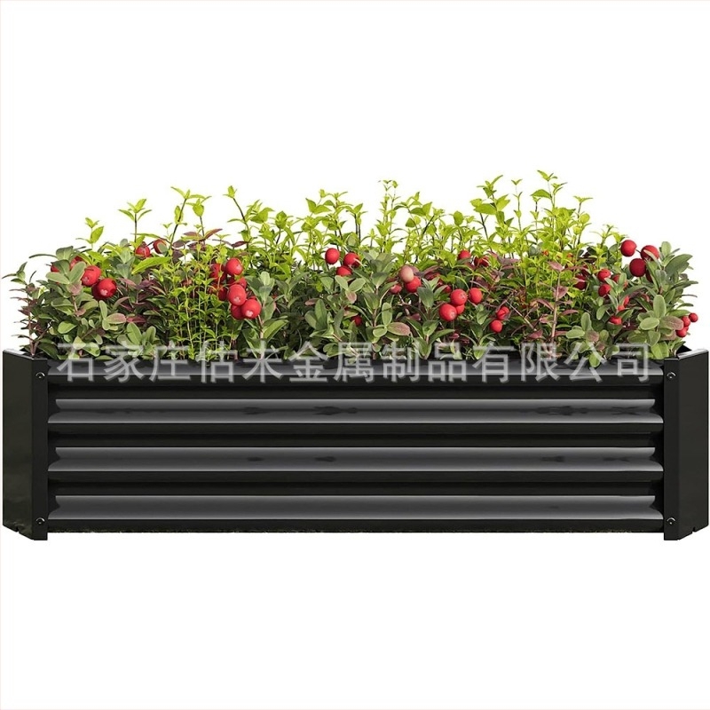 Γλάστρα από σίδηρο, ανθεκτική στη διάβρωση και δύσκολο να παραμορφωθεί (σε βάση για το δάπεδο, μοντέρνο μινιμαλιστικό στυλ)