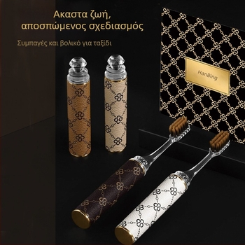 Han Bing K221 χειροκίνητη οδοντόβουρτσα για ενήλικες, κουτί δώρου 4 τεμάχια