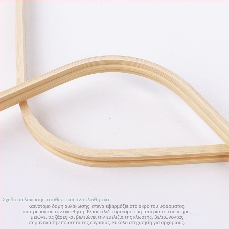 Τετράγωνο πλαίσιο κεντήματος από μπαμπού, κινεζικού στυλ