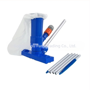 Εργαλείο καθαρισμού πισίνας με ακροφύσιο αναρρόφησης και κάτω κεφαλή βούρτσας, φίλτρο υψηλής απόδοσης; χωρίς συλλέκτη μαλλιών