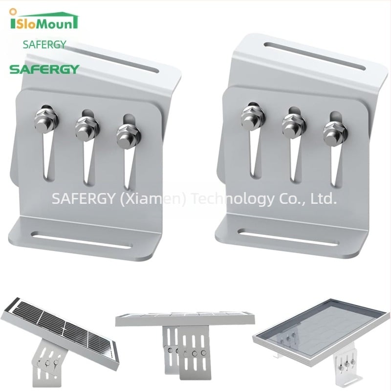 Βάση στερέωσης φωτοβολταϊκών πάνελ για επίπεδη οροφή RV και γιοτ – Αλουμινένιο κράμα, ρυθμιζόμενος Ζ-σχήματος σχεδιασμός, AS/NZS 1170.2 συμβατότητα, Βάρος 0,052 kg, Φινίρισμα: μικρή ανοδιοποίηση