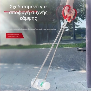 Μακριές λαβίδες από ανοξείδωτο ατσάλι για κράτημα απορριμμάτων и ξύλων – αντιολισθητικό, κατάλληλες για αγροτικές κατοικίες, εργαζόμενους καθαριότητας και ακτές