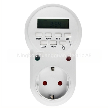 Πρίζα με χρονοδιακόπτη, μάρκα Cier, λειτουργία χρονισμού, θερμοκρασιακό εύρος -10 °C έως +55 °C