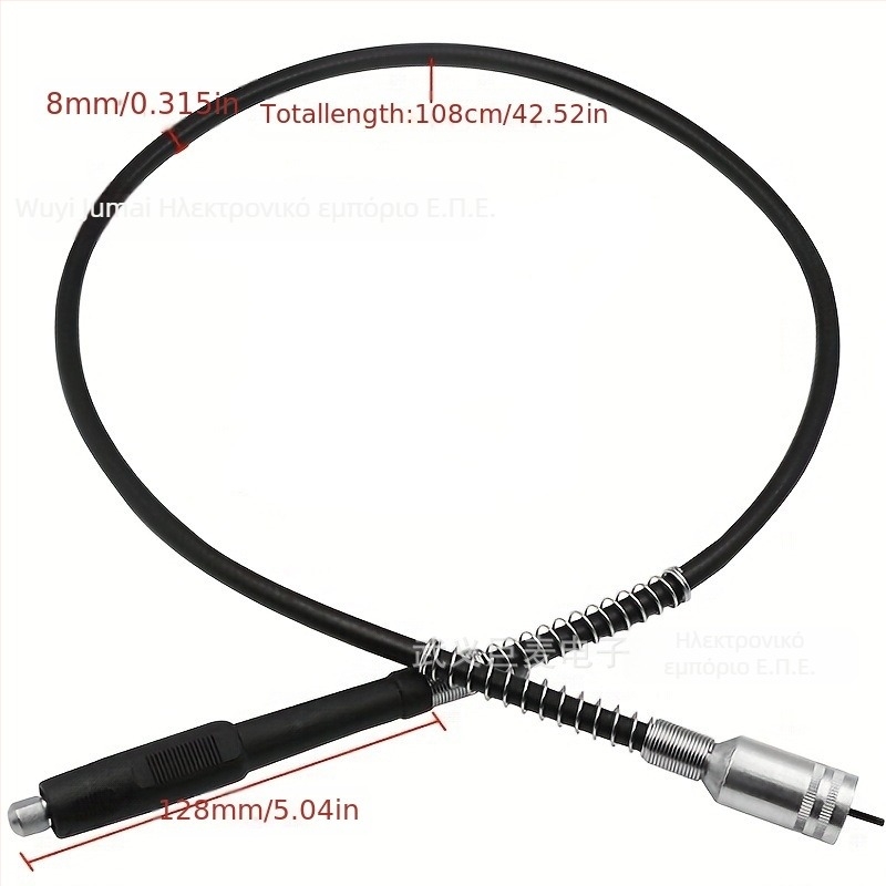 Σετ ευέλικτου άξονα για ηλεκτρικά εργαλεία — καουτσούκ άξονας, πολλαπλών προδιαγραφών, με τσοκ