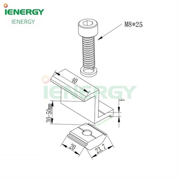 Σετ πιεστικών μπλοκ για φωτοβολταϊκό βραχίονα | κράμα αλουμινίου | μηχανική σφράγιση με πρέσα | βιομηχανικό πρότυπο | Ai Neng Chuang Valley