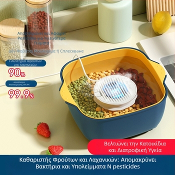 Οικιακό φορητό αποτοξινωτής φρούτων και λαχανικών με μηχανικό έλεγχο, μοντέλο GYA576, χωρητικότητα έως 4 L, 5V, 10W