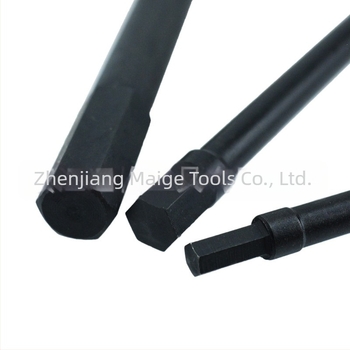 Σετ 10 τεμαχίων μετρικών εξάγωνων μπιτ, φωσφοτιωμένη επίστρωση, κράμα S2, ανθεκτικό στις κρούσεις, λεπτή κατασκευή