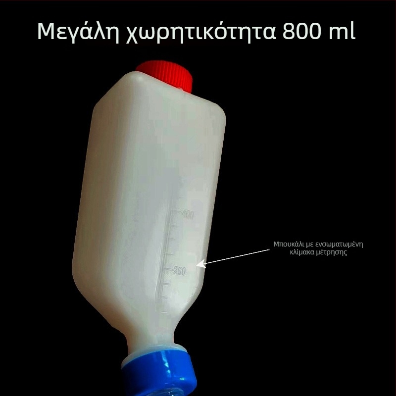 Μπουκάλι γάλακτος ζώων για κατοικίδια και εκτροφή – πλαστικό μπουκάλι με ανάποδο κρεμαστό σχεδιασμό, κατάλληλο για αρνιά, πρόβατα, χοίρους, σκύλους και γάτες