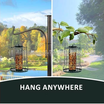 Μεταλλική ταϊστρα για πουλιά με πλέγμα τεσσάρων οπών