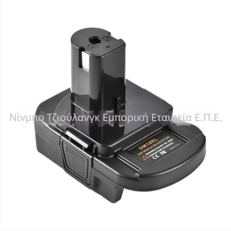 DM18RL USB μετατροπέας μπαταρίας για μπαταρίες 20V/18V Li-ion DeWalt/Milwaukee, USB έξοδος για φόρτιση iPhone 15/16