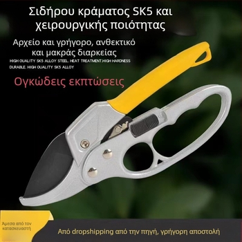 Ανοξείδωτες ψαλίδες κλαδέματος – ανθεκτικό κόψιμο κλαδιών, πολυλειτουργικό εργαλείο κηπουρικής για κλάδεμα κλαδιών και φρούτων